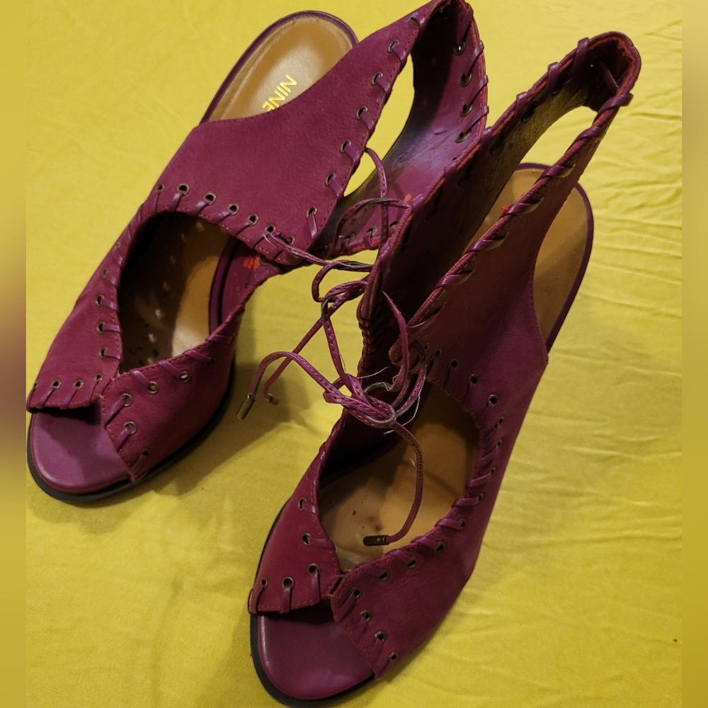 Ninewest Fuchsia Heels
